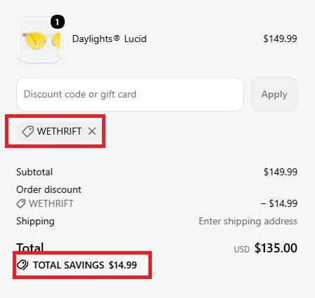 TrueDark 5% Off coupn
