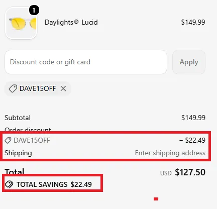 TrueDark 10% Off coupn